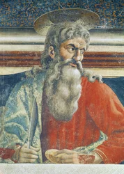 Das letzte Abendmahl, Detail des Heiligen Andreas, 1447 (Detail)
